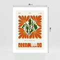 Plakat bez ramy 30x40 - Księga Abstrakcji - sztuka nowoczesna, kolorowe kwiaty