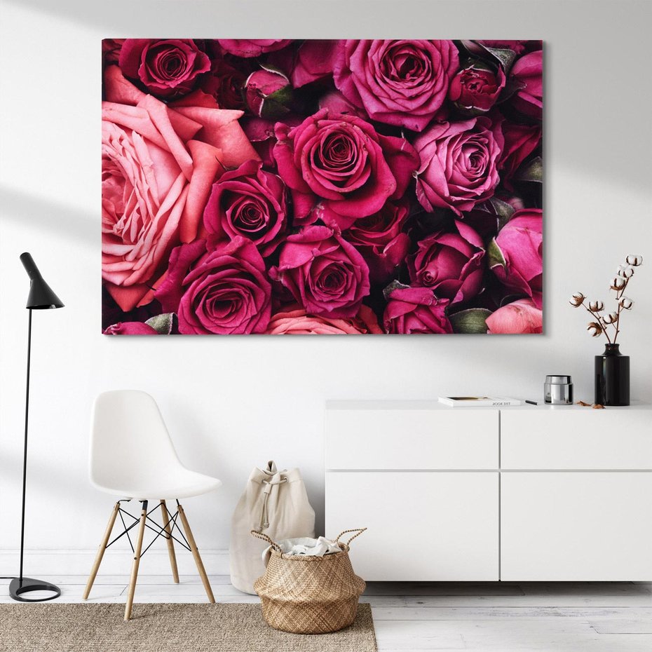 Obraz na płótnie 70x50 - Róże - piękno kwiatów - róże, kwiaty