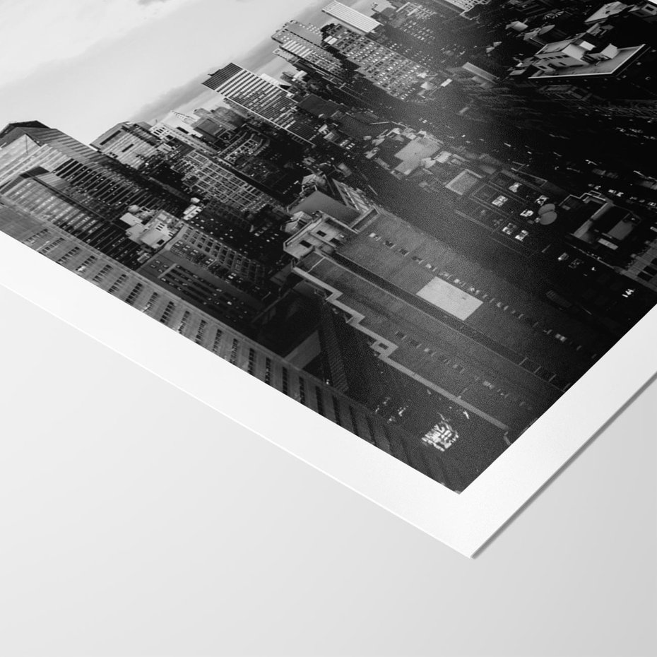 Plakat bez ramy 21x30 - Wibracje Miejskiego Życia - miasto, wieżowce