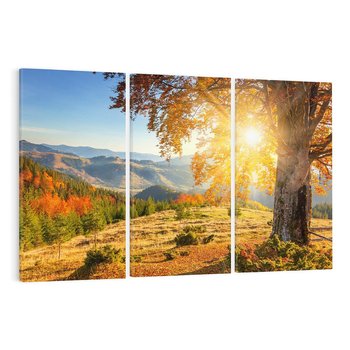 Obraz na płótnie 120x80 - Bliskość natury - góry, drzewo