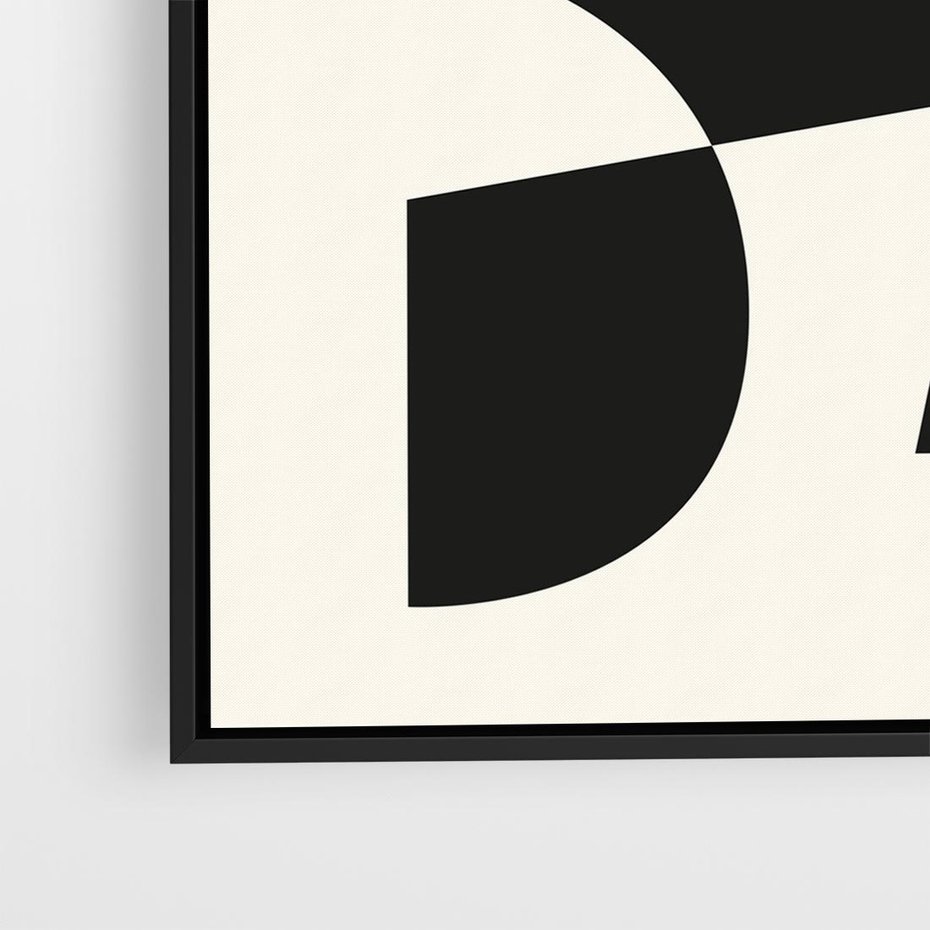 Obraz w ramie 50x50 - Rozświetlony Cień - abstrakcyjna sztuka, geometria - rama czarna