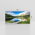 Obraz na płótnie 120x60 - Góry nad jeziorem: Spokój natury - góry, jezioro