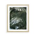 Plakat w ramie 40x50 - Wakacyjna Magia - palmy, tropiki - rama drewno