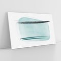 Obraz na płótnie 70x50 - Turkusowy Świat - minimlizm, abstrakcja