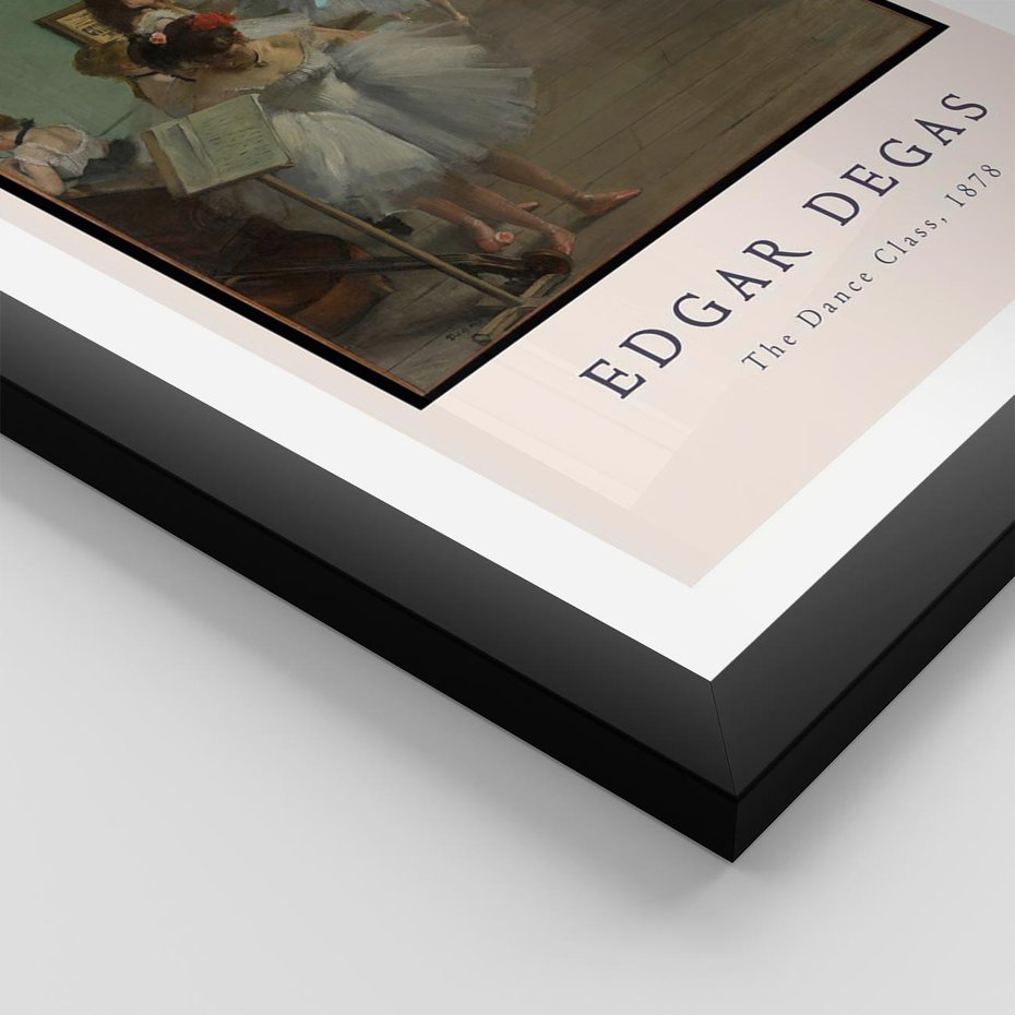 Plakat w ramie 30x40 - Elegancja Baletu - Edgar Degas, reprodukcja obrazu - rama czarna