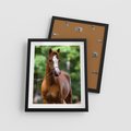 Plakat w ramie 40x50 - Portret Szlachetnego Konia - koń, portret - rama czarna