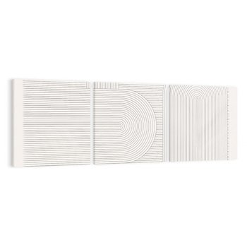 Obraz na płótnie 150x50 - Geometryczna Elegancja Mid Century - mid century, minimalizm