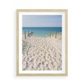 Plakat w ramie 50x70 - Harmonia plażowego morza - plaża, morze - rama drewno