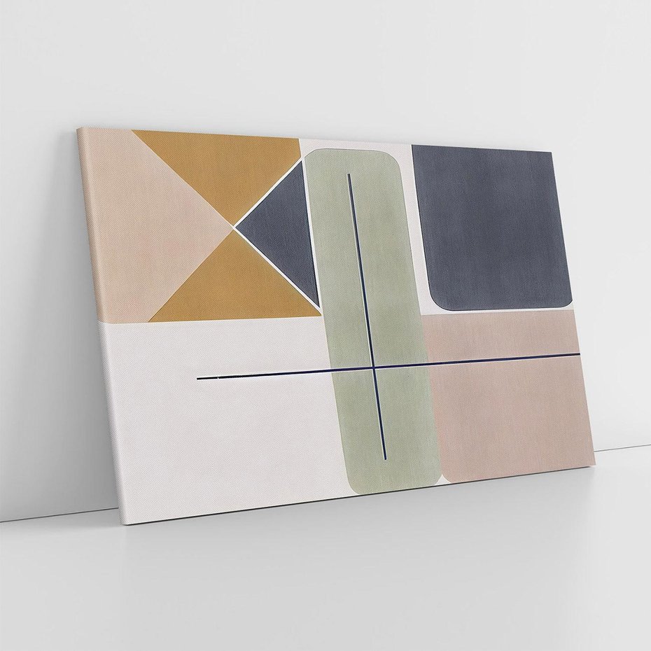 Obraz na płótnie 120x80 - Sztuka Abstrakcji - geometryczne kształty, kolorowe prostokąty