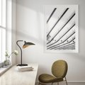 Plakat bez ramy 40x50 - Czarno-Biała Fotografia Architektury - nowoczesna architektura, bialo czarny