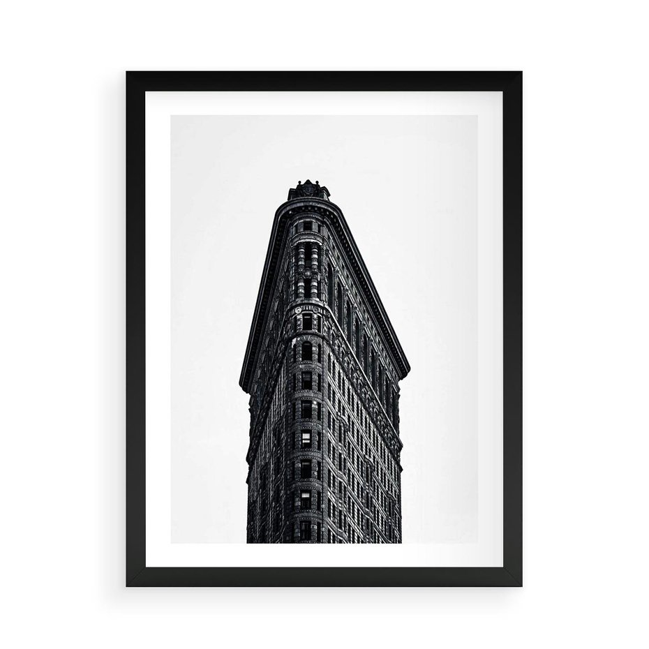 Plakat w ramie 50x70 - Majestatyczna Architektura - architektura, majestatyczny budynek - rama czarna