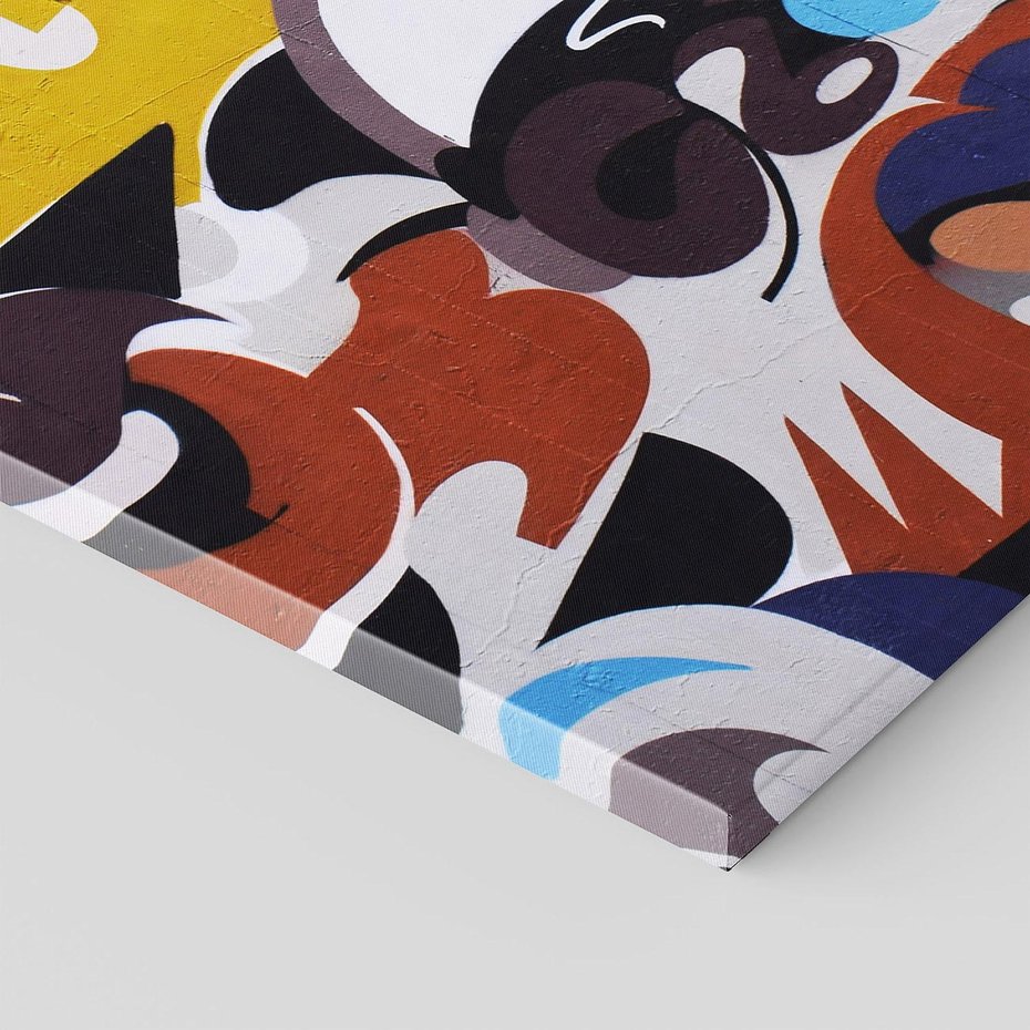 Obraz na płótnie 70x100 - Moc kolorów w graffiti - graffiti