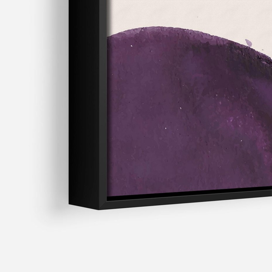 Obraz w ramie 50x50 - Kolorowe Impresje - abstrakcyjne akwarelowe plamy, nieregularne linie - rama czarna