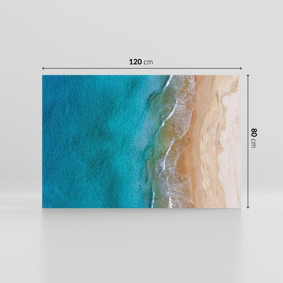 Obraz na płótnie 120x80 - Spokój nad morzem - morze, plaża