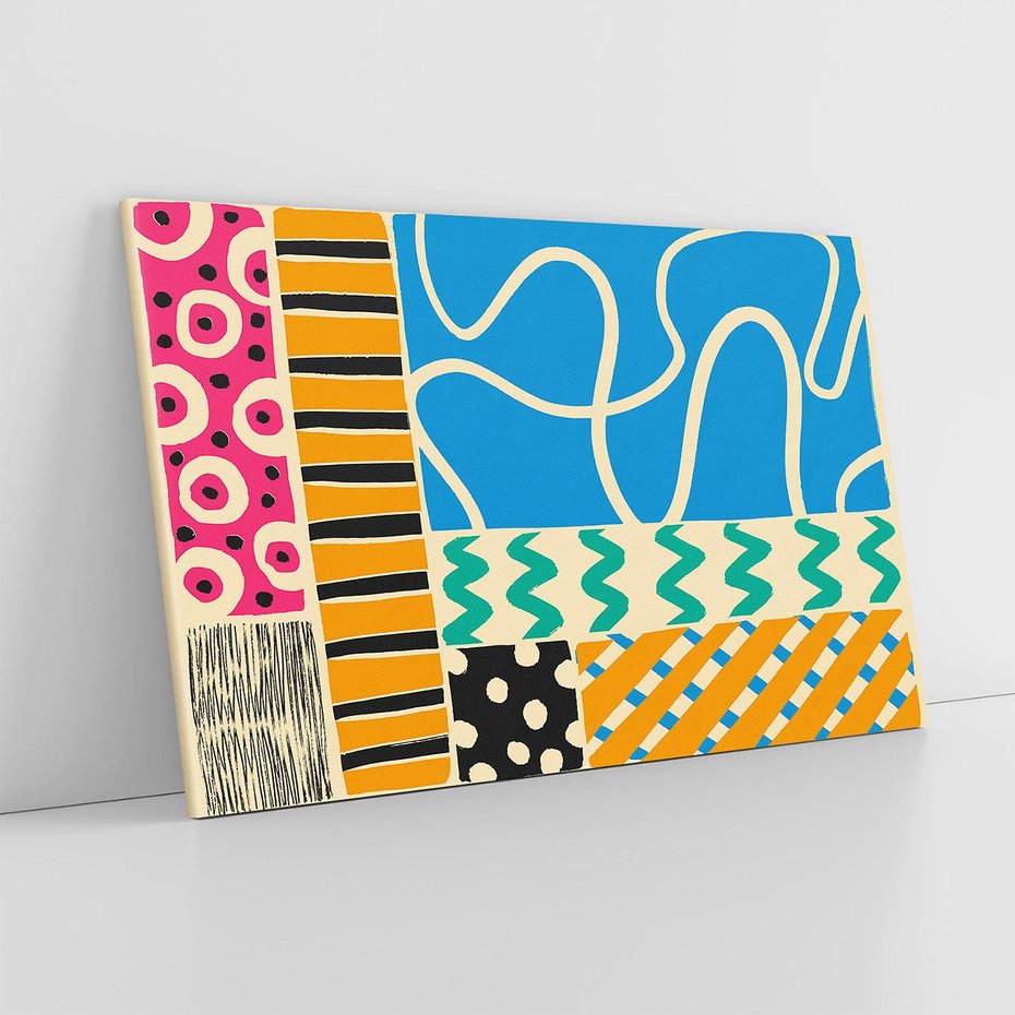 Obraz na płótnie 120x80 - Etno Boho - etno ornamenty, boho klimat