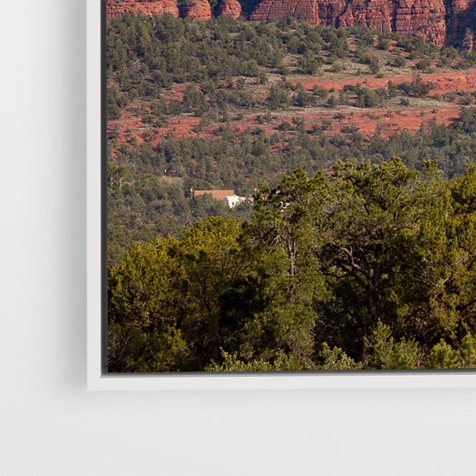 Obraz w ramie 80x120 - Majestatyczny Wielki Kanion - wielki kanion, perspektywa - rama biała