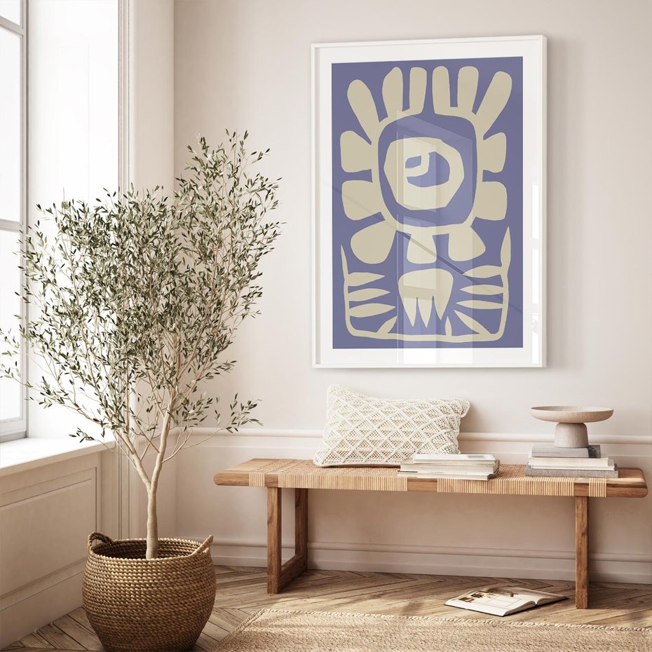 Plakat bez ramy 30x40 - Widok Abstrakcyjny - skandynawski styl, plakat