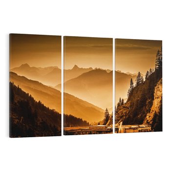 Obraz na płótnie 120x80 - Góry w krajobrazie - góry, krajobraz