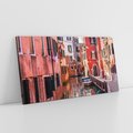 Obraz na płótnie 140x70 - Przejażdżka gondolą przez Wenecję - Wenecja, kanały