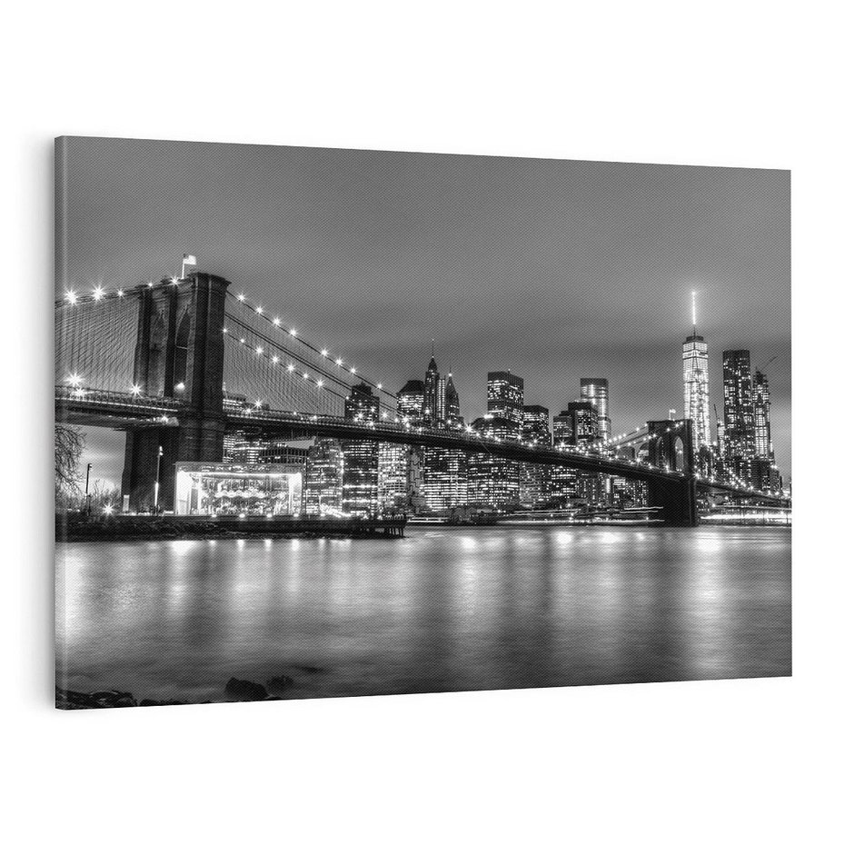 Obraz na płótnie 120x80 - Symbole Nowego Jorku - most, Nowy Jork