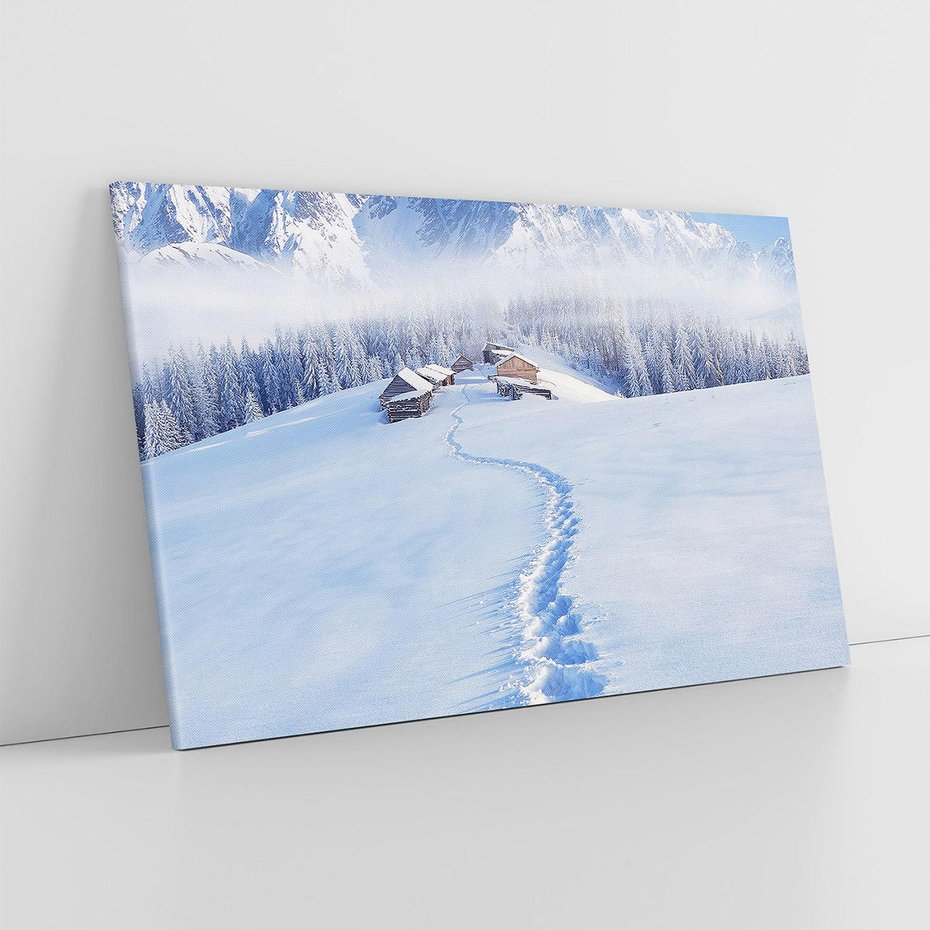 Obraz na płótnie 100x70 - Magia zimowych gór - zima, góry