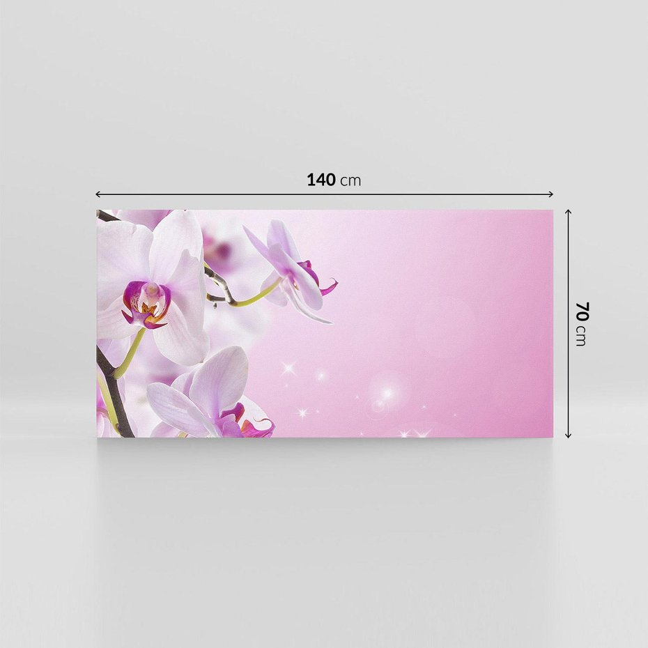 Obraz na płótnie 140x70 - Relaksujące Piękno - kwiaty, orchidea
