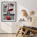 Plakat bez ramy 40x50 - Czarno-biała magia Eiffla - Eiffla, Paryż