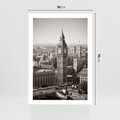 Plakat bez ramy 50x70 - Magiczna esencja Londynu: Big Ben i miasto - Big Ben, Londyn