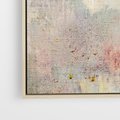 Obraz w ramie 120x80 - Miękka Melodia Pasteli - olejne płótno, pastelowe kolory - rama drewno