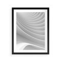 Plakat w ramie 40x50 - Geometryczna Harmonia - geometryczne, kształty - rama czarna