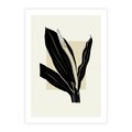 Plakat bez ramy 40x50 - Harmonia liści - minimalistyczny obraz, szkic