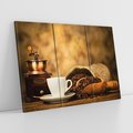 Obraz na płótnie 120x80 - Kawowe uniesienie - kawa, filiżanka