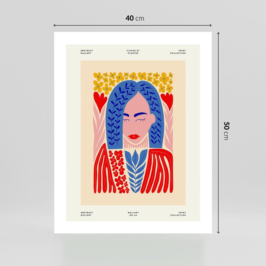 Plakat bez ramy 40x50 - Impulsy Czasu - kobieca sztuka, abstrakcja