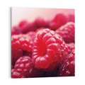 Obraz na płótnie 30x30 - Maliny Soczysta Eksplozja - maliny, owoce