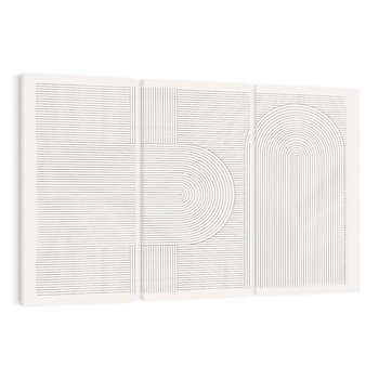 Obraz na płótnie 120x80 - Geometryczna Elegancja Mid Century - mid century, minimalizm