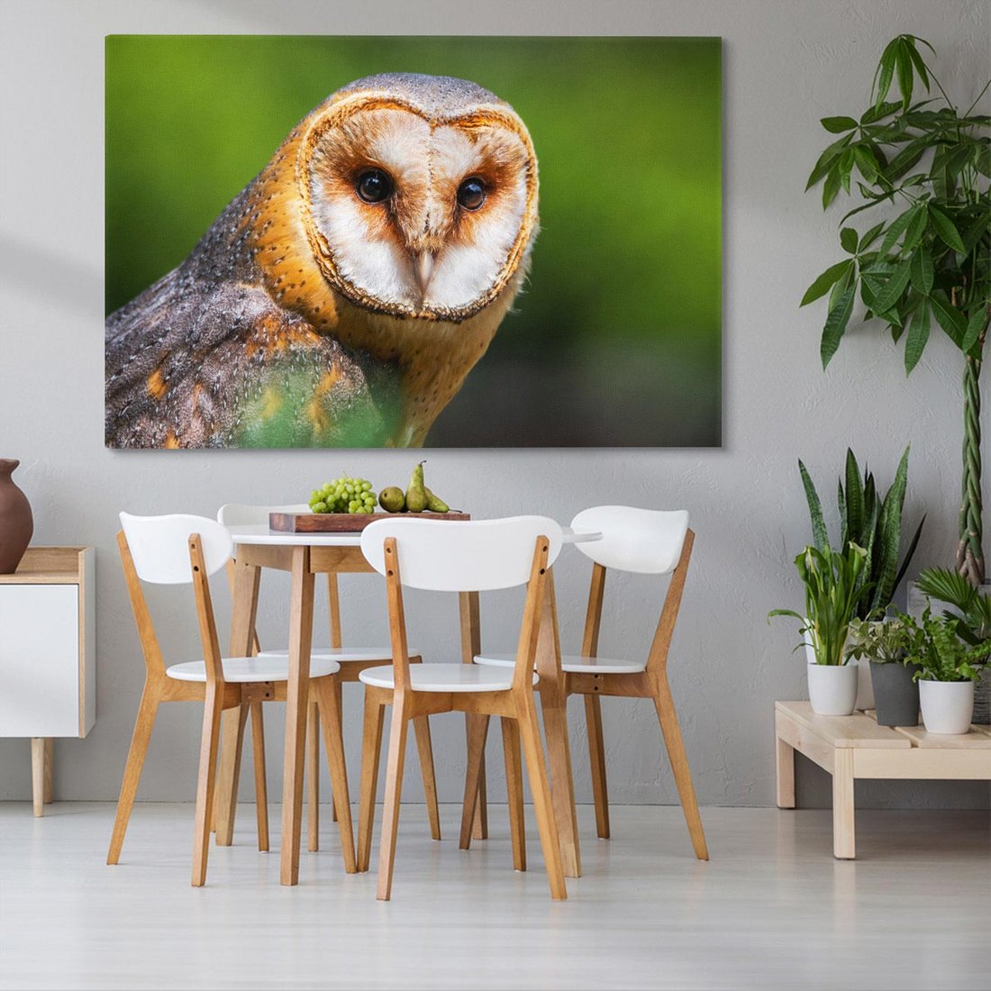 Obraz na płótnie 120x80 - Sowa nocą - sowa, ptak