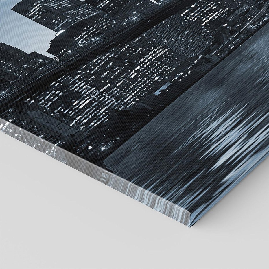 Obraz na płótnie 120x80 - Ikona Manhattanu: Most w Nowym Jorku - most, Nowy Jork