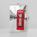 Obraz na płótnie 70x100 - Londyńska budka w perspektywie - budka, Londyn