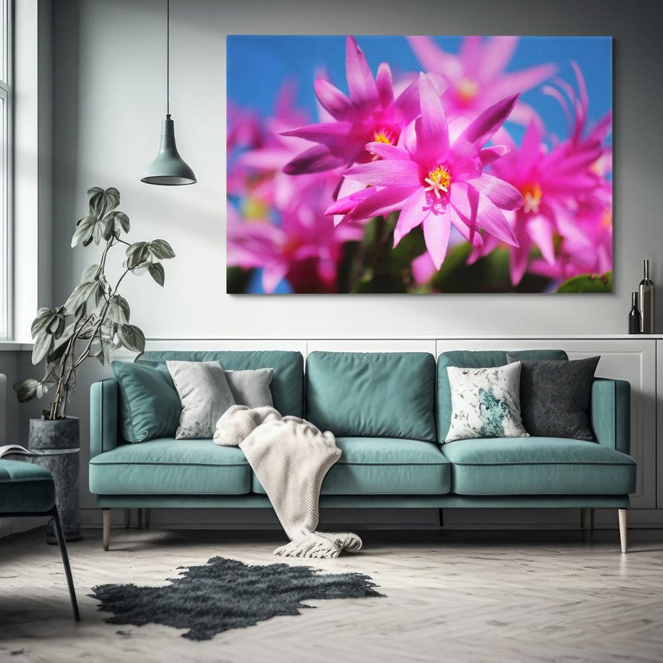 Obraz na płótnie 120x80 - Kwiatowy urok - kwiat, kwiaty