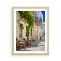 Plakat w ramie 50x70 - Zaklęta Przestrzeń - uliczka, perspektywa - rama drewno