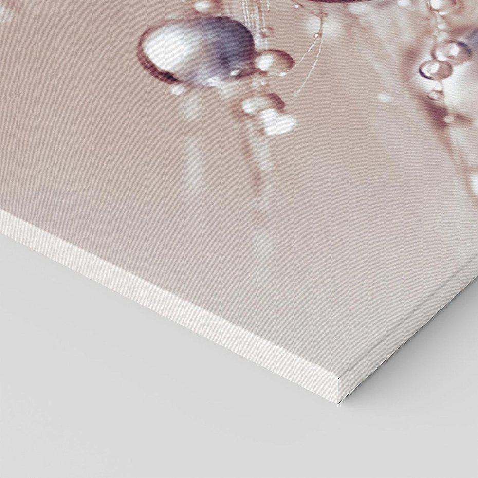 Obraz na płótnie 150x50 - Delikatne Natchnienie - krople, dmuchawce