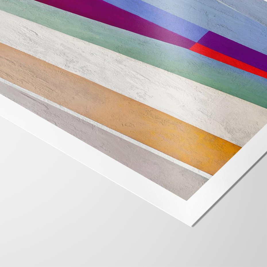 Plakat bez ramy 50x70 - Księga Ukrytych Odbić - abstrakcyjne dziwne kształty, olejny obraz