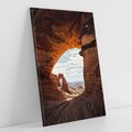 Obraz na płótnie 50x70 - Magia pustynnego kanionu - pustynia, kanion