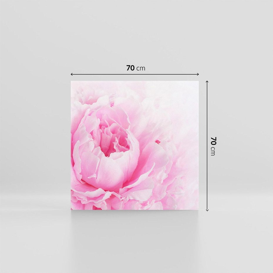 Obraz na płótnie 70x70 - Kwiatowa harmonia - kwiaty