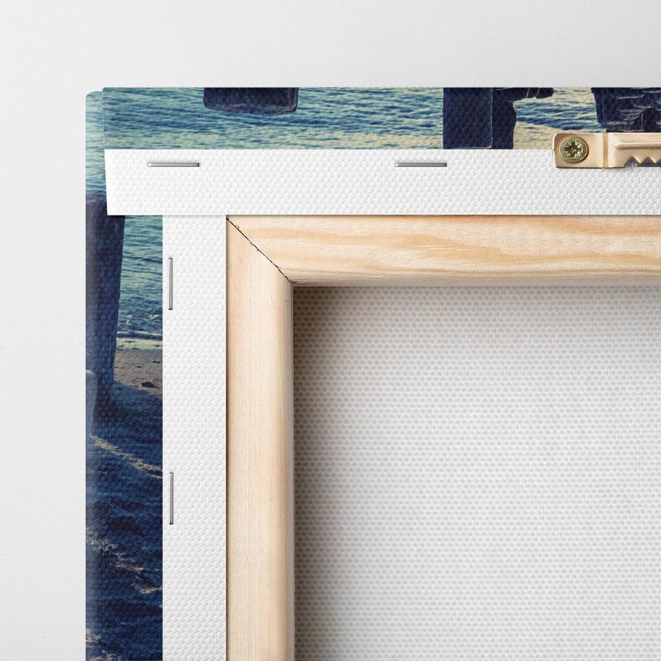 Obraz na płótnie 70x100 - Zachód Słońca nad Morzem - morze, zachód