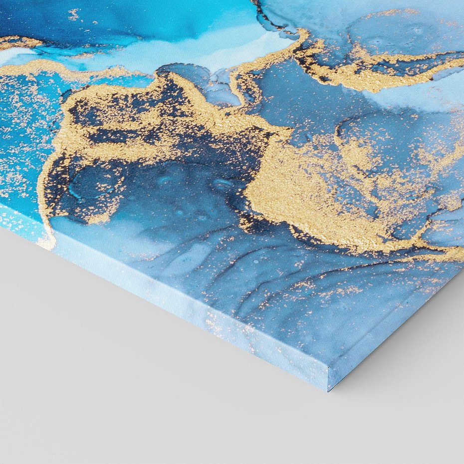 Obraz na płótnie 70x100 - Elegancja i Wyrafinowanie - marmur, złoto