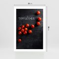 Plakat bez ramy 21x30 - Świeżość Smaku - pomidory, kuchnia