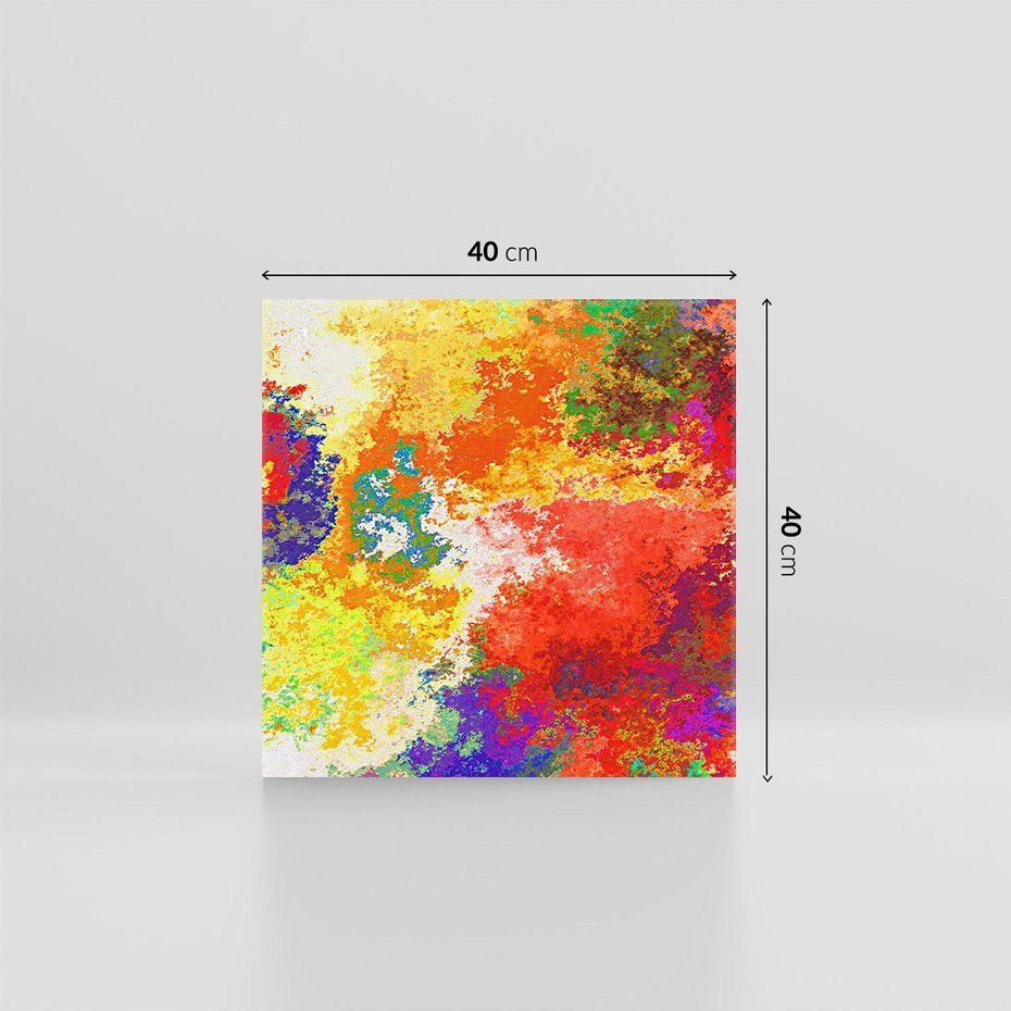 Obraz na płótnie 40x40 - Abstrakcja wyraz artystyczny - abstrakcja