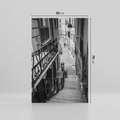 Obraz na płótnie 50x70 - Magiczne spacery - uliczka, perspektywa