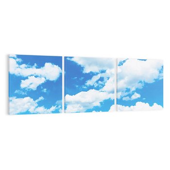 Obraz na płótnie 120x40 - Niebo pełne chmur - niebo, chmury